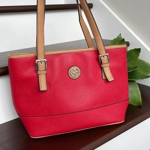 Giani Bernini Handbag shoulder bag purse tote like new red